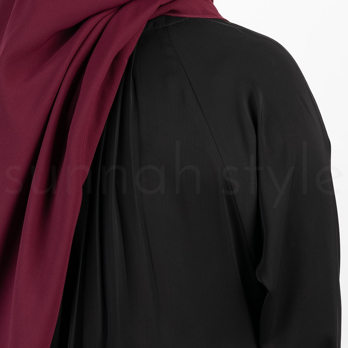 Sunnah Style Simplicity Umbrella Abaya Black